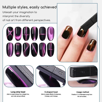 3 in 1 Nails Cat Eye Strong Magnet Kit